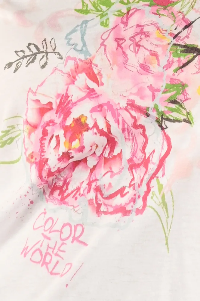 MONARI TSHIRT KORTE MOUW WIT  