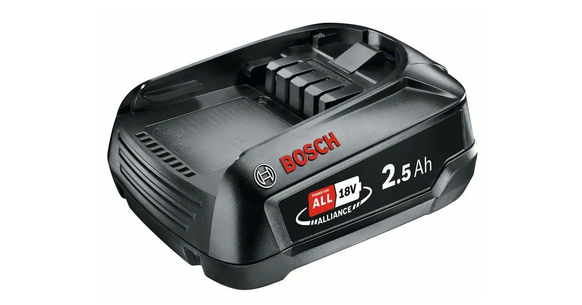 ACCESSOIRES VOOR ACCUGEREEDSCHAP BOSCH LIIONACCU 18 V/2,5 AH 1600A005B0