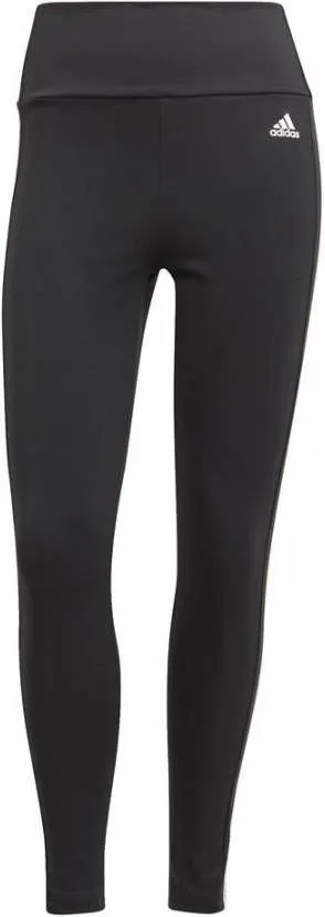 Adidas Performance Trainingstights DESIGNED TO MOVE HIGH RISE 3 STREPEN SPORT 7/8 TIGHT