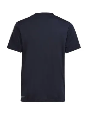 Adidas Sportswear sportshirt donkerblauw wit Sport t-shirt Jongens Polyester Ronde hals 176