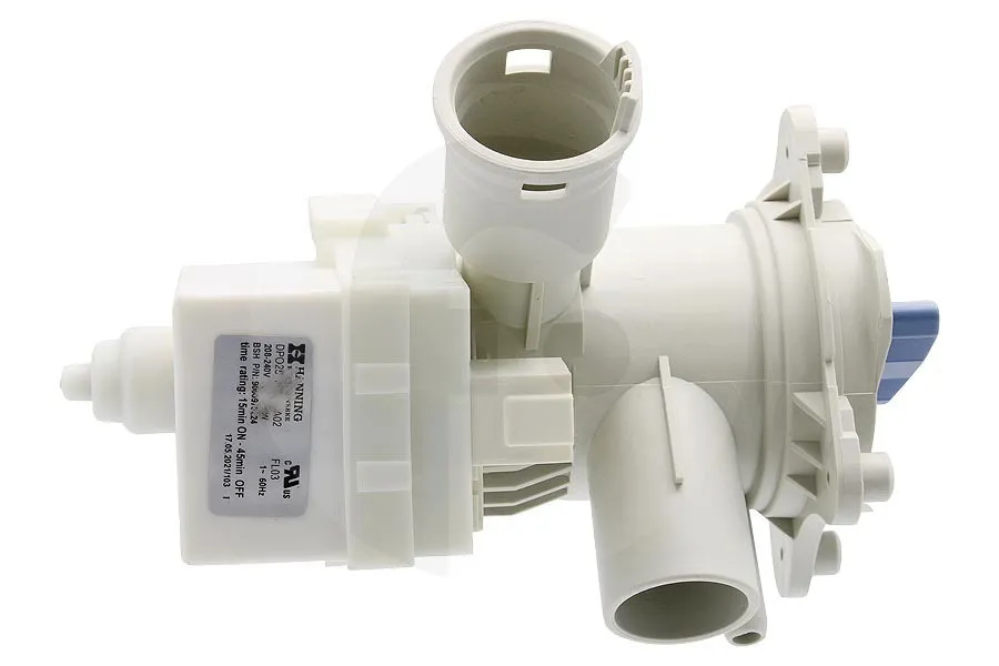 Afvoerpomp (waterpomp, water afvoerpomp) compleet voor o.a. Bosch, Siemens wasmachine 145753, 00145753