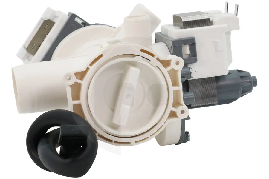 Afvoerpomp (waterpomp, water afvoerpomp) dubbel compleet voor o.a. Whirlpool wasmachine 666401, C00666401