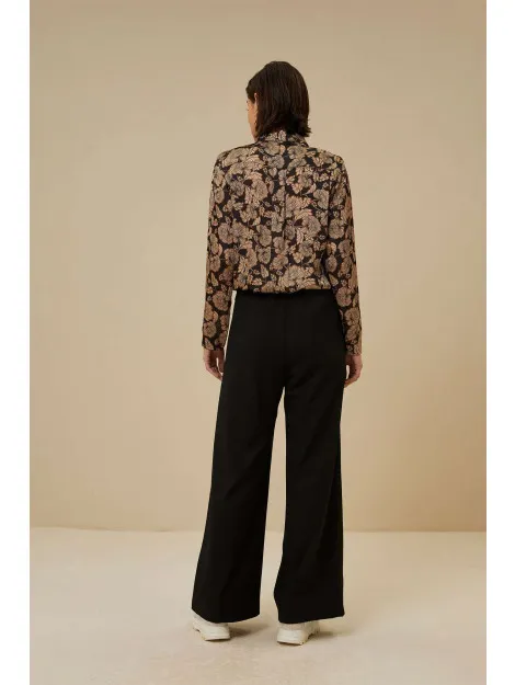 BYBAR AMSTERDAM SUN PEONY BLOUSE PEONY PRINT