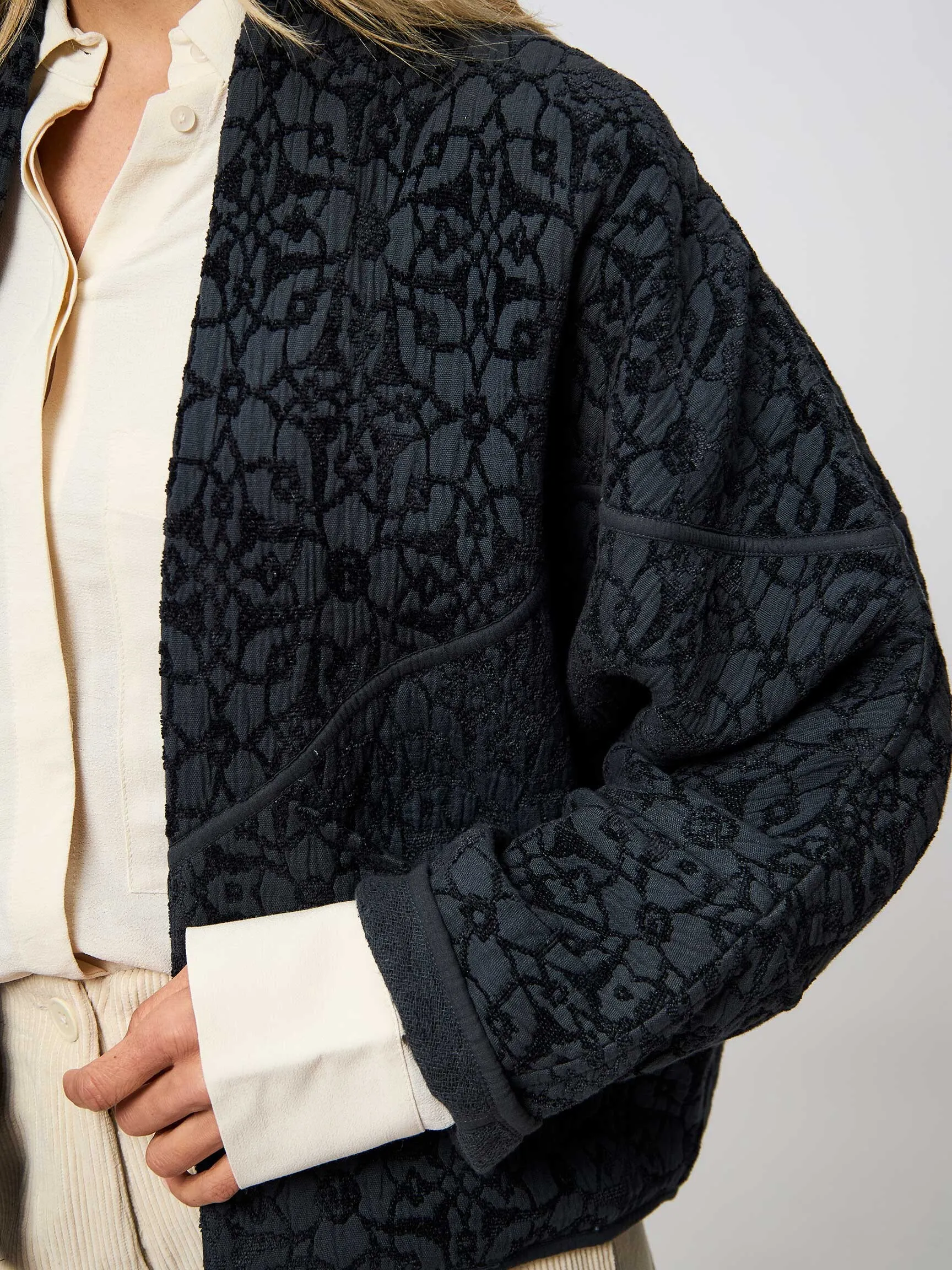 By Bar Flora, cotton mix jacket with pattern