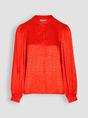 By-Bar Rikki, viscose blouse met dessin
