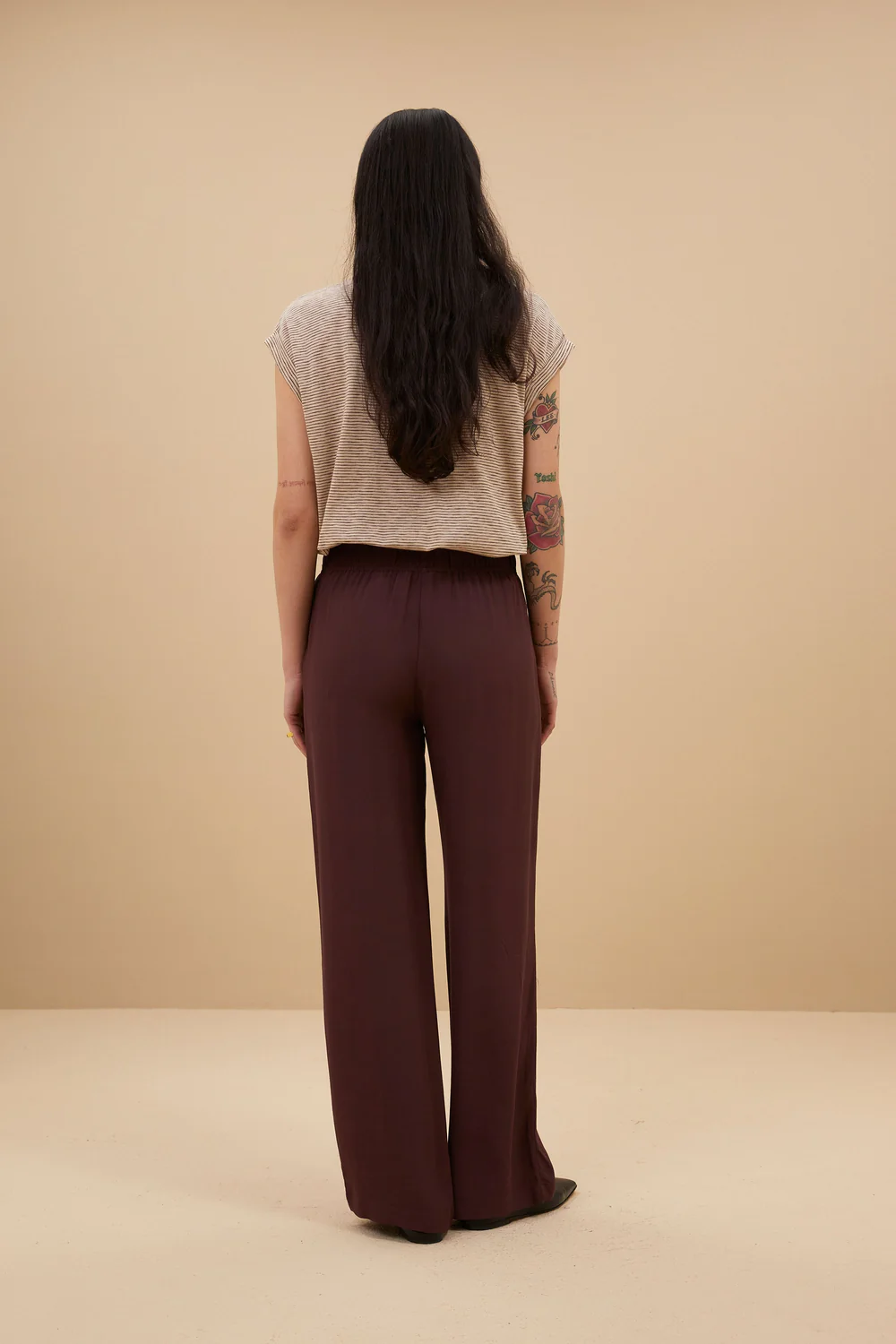 by bar robyn viscose pants pecan 24518021