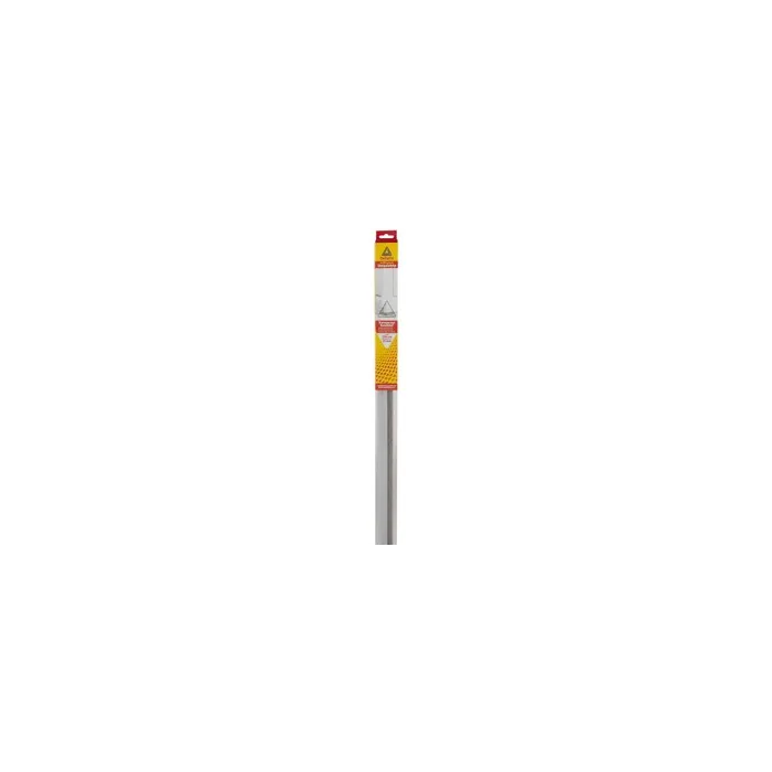 DORPELSTRIP (LUXE) MET BORSTEL TRANSPARANT 110CM.