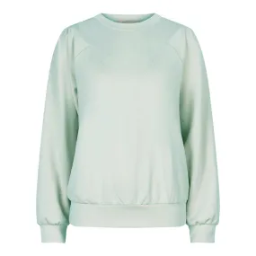  EsQualo Sweater V-neck detail modal Groen KL