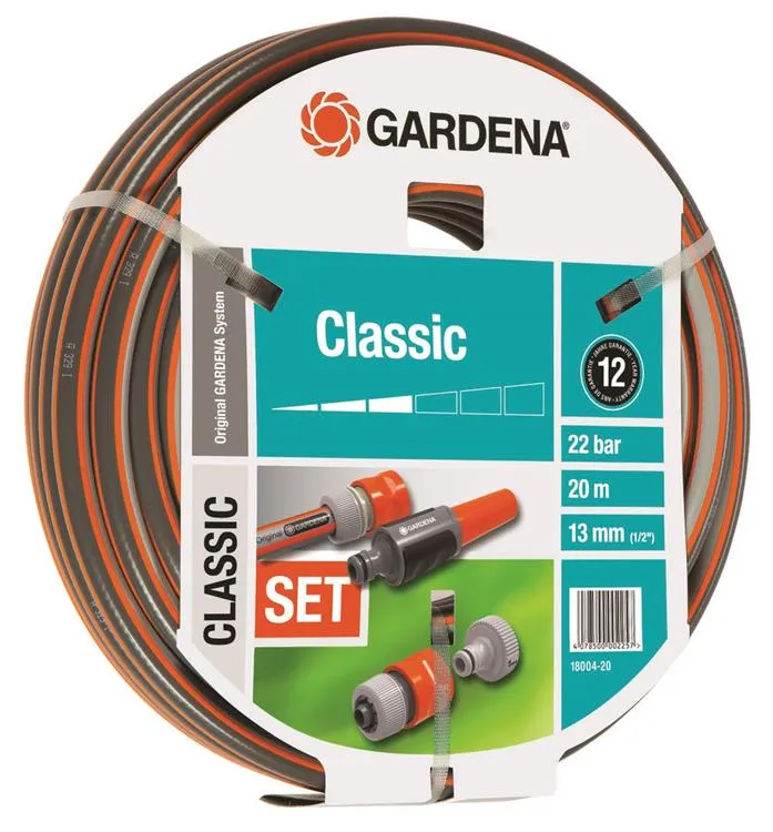 Gardena Classic tuinslang met aansluitarmaturen 13 mm (1/2") 20 m