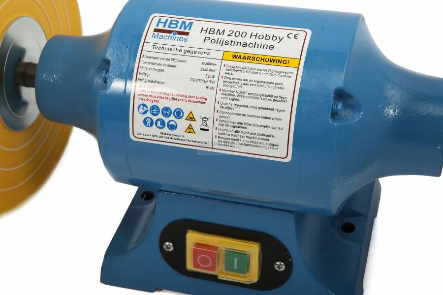 HBM 200 mm hobby polijstmachine