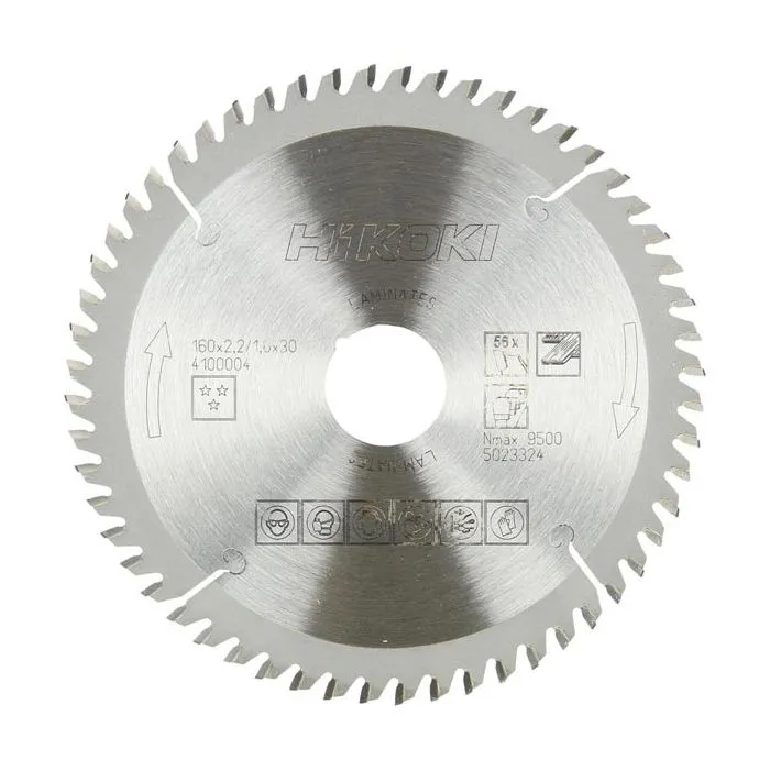 HiKOKI 160x20mm TCT Zaagblad Z56 voor Laminaat 4100002