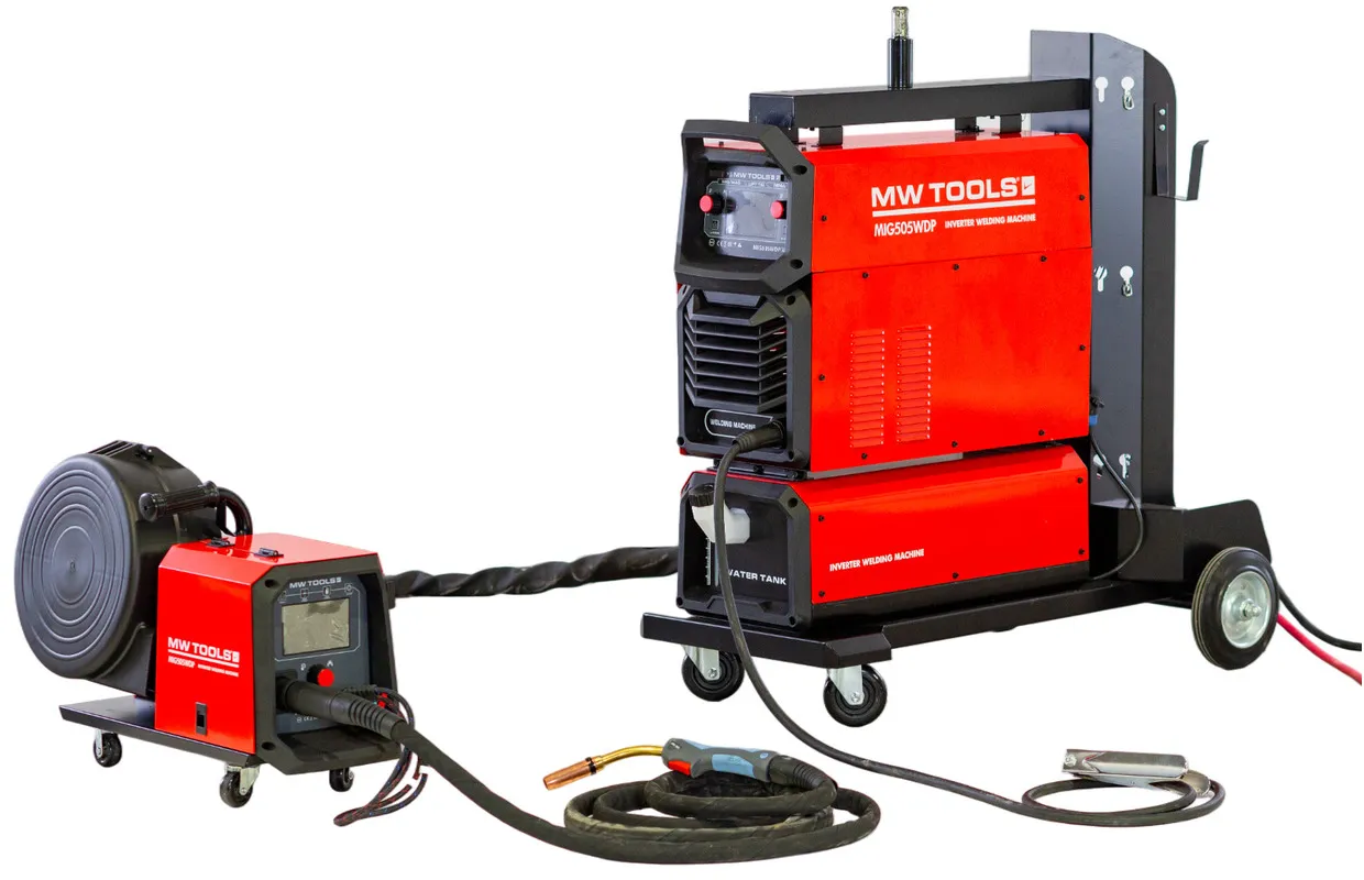 Industrieel lasapparaat 400V dubbel puls MIG 500A met koeler  MW Tools
