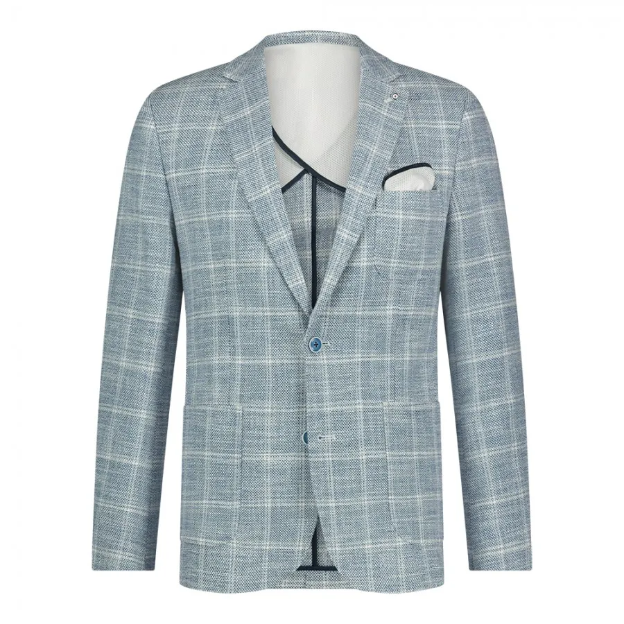 JBIS24M46 COBALT HEREN BLAZER BLUE INDUSTRY