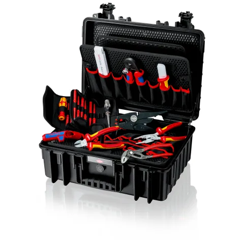 Knipex Gereedschapskoffer Robuust23  Elektro  8 delig   nr. 00 21 35
