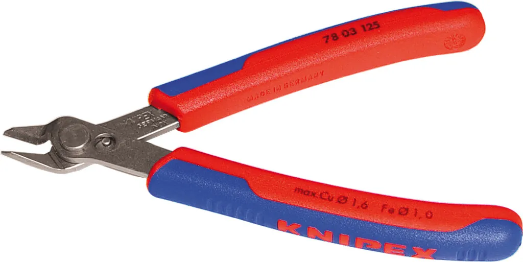 Knipex snijtang voor elektronica, kabelbinders e.d.