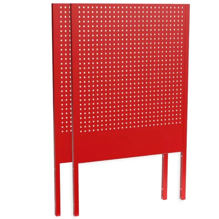 Kraftmeister Standard metalen gereedschapswand hoek rood