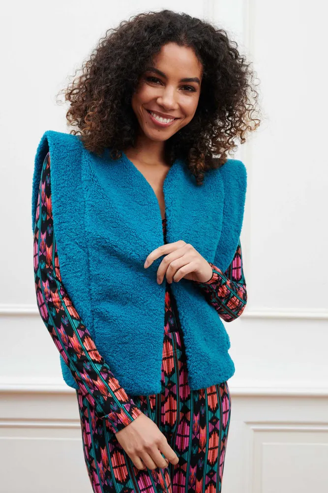   Lofty Manner Gilet Lily Blauw KL