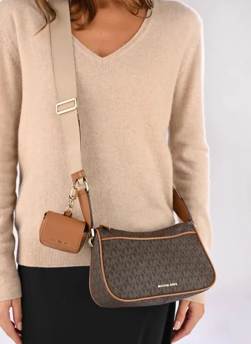      MICHAEL MICHAEL KORS JET SET CROSSBODY  BRUIN   