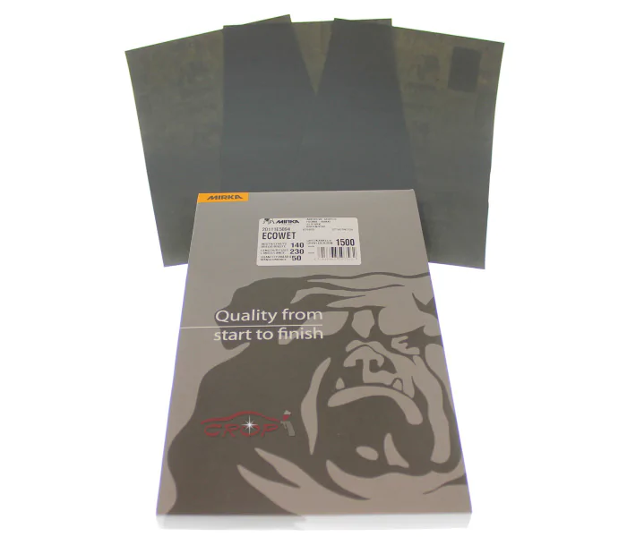 MIRKA WATERPROOF SCHUURPAPIER 140X230MM  50 HANDVELLEN