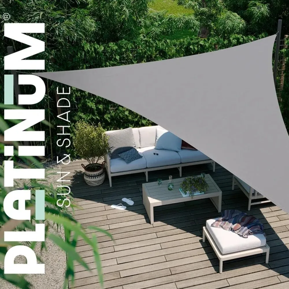 Platinum Platinum Sun & Shade Coolfit schaduwdoek vierkant 360x360cm Ecru Wit