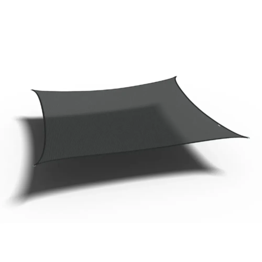 Platinum Platinum Sun & Shade Coolfit schaduwdoek vierkant 360x360cm Zwart