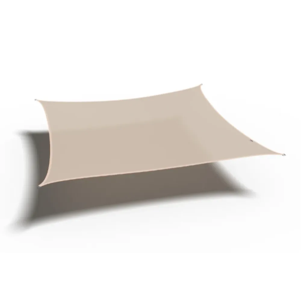 Platinum Platinum Sun & Shade Coolfit schaduwdoek vierkant 500x500cm Ecru Wit