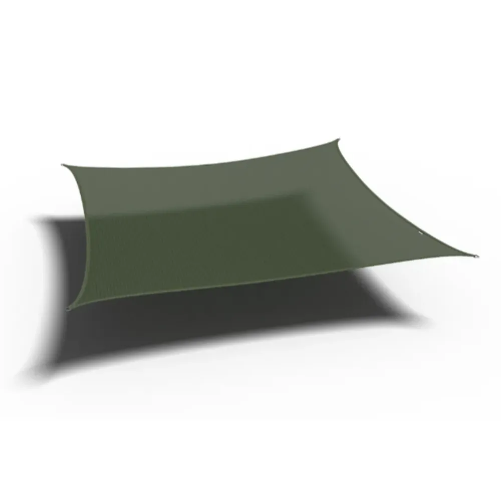 Platinum Platinum Sun & Shade Coolfit schaduwdoek vierkant 500x500cm Olijf