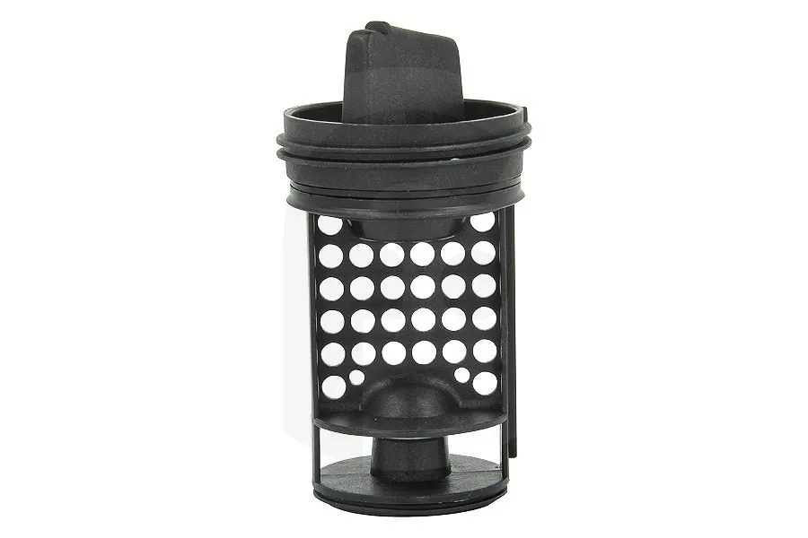 Pluizenfilter (filter, pluizenzeef, pompfilter) voor afvoerpomp voor o.a. Pelgrim wasmachine 438309