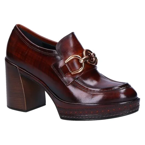 Pons Quintana 10089 Loafer Pump ebano/bruin 8 cm