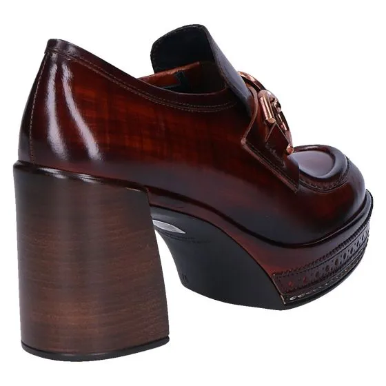 Pons Quintana 10089 Loafer Pump ebano/bruin 8 cm