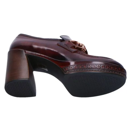 Pons Quintana 10089 Loafer Pump ebano/bruin 8 cm