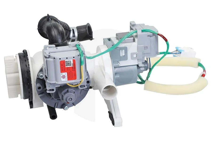 SAMSUNG AFVOERPOMP (WATERPOMP, WATER AFVOERPOMP) COMPLEET DUBBEL WASMACHINE DC9715696G, DC9715696G