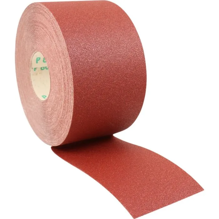 SCHUURPAPIER 115MM X50M P80             HOUT, STAAL, VERF, LAK EN PLAMUUR