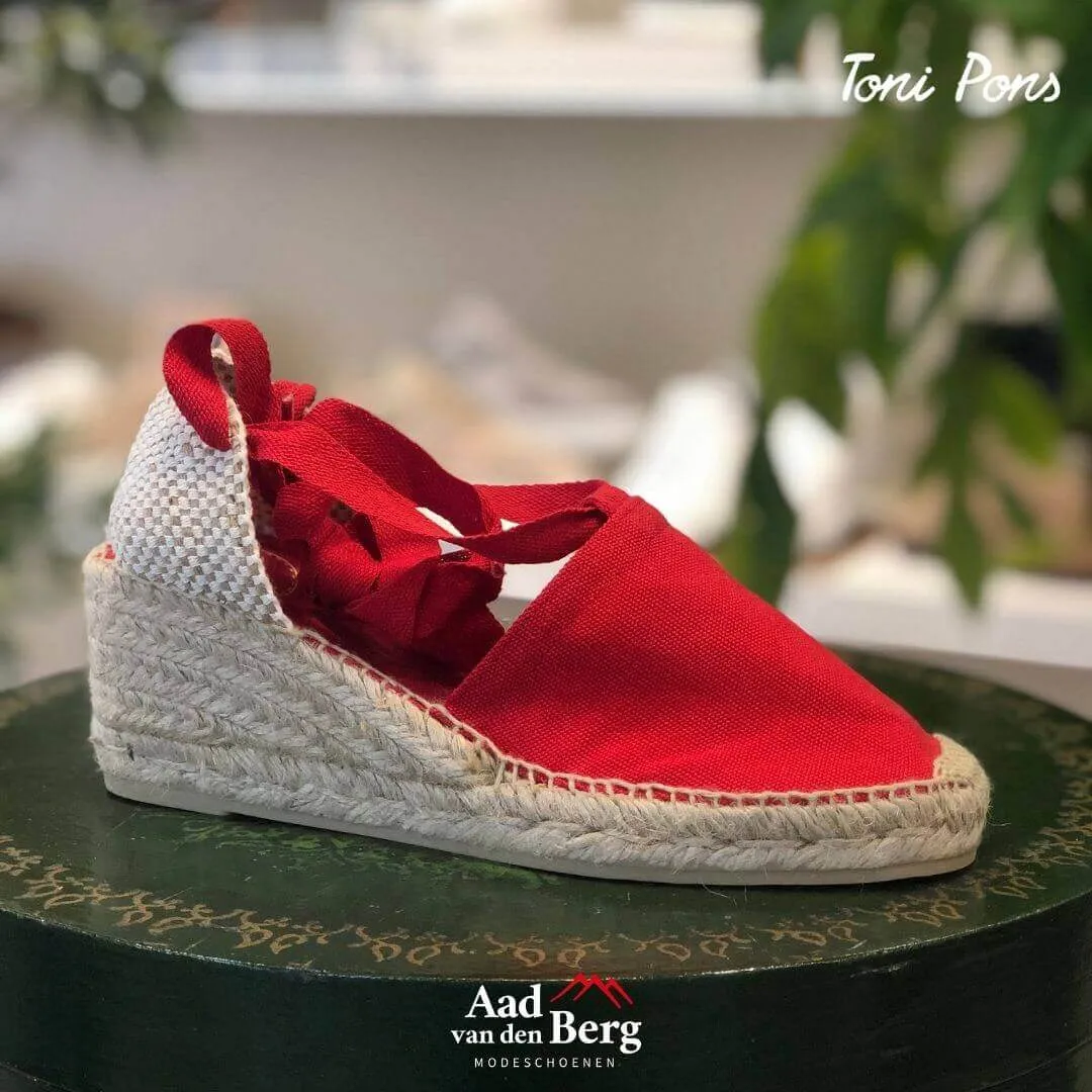 Toni Pons Damesschoenen Sandalen rood