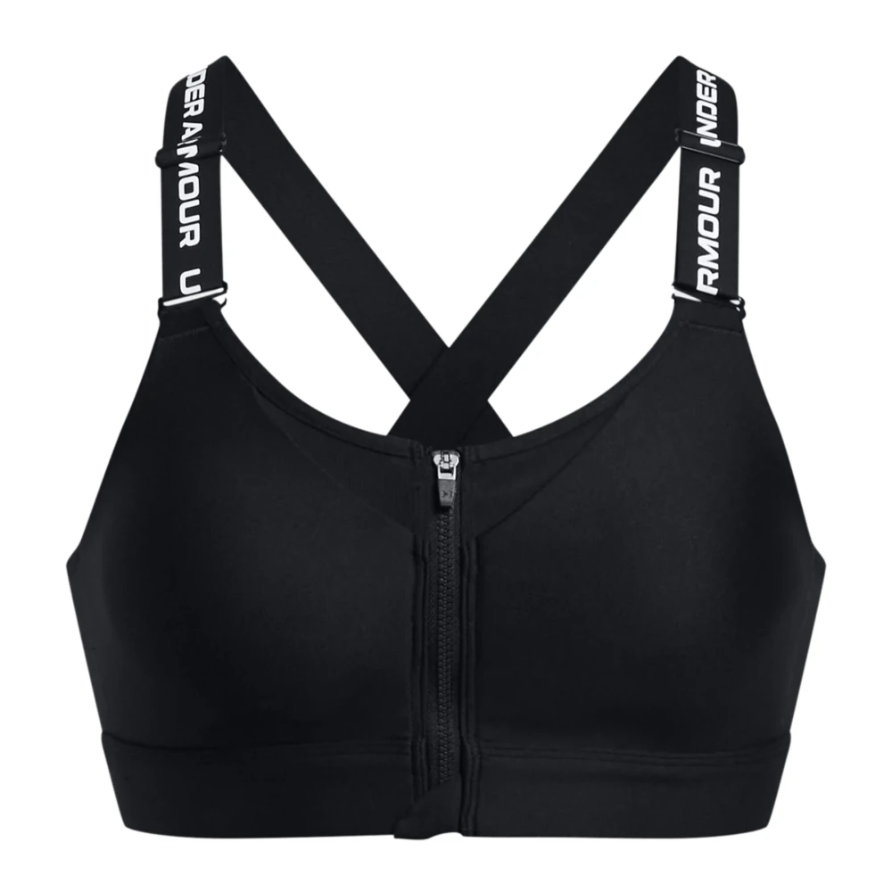 Under Armour Sporty Infinity 2.0 High Zip Bra Black Dames