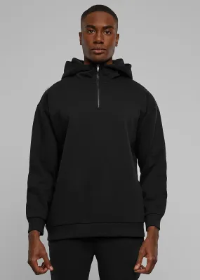 Urban Classics Herren Basic Hoodie mit Zipper schwarz