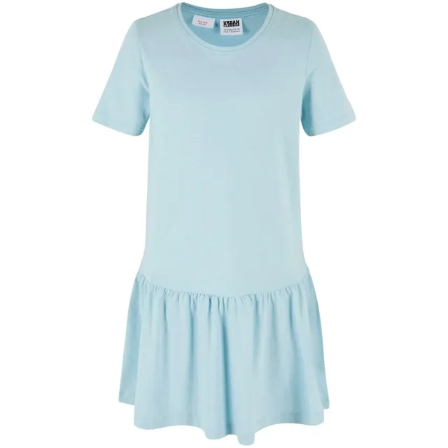 URBAN CLASSICS MEISJES VALANCE TSHIRT JURK