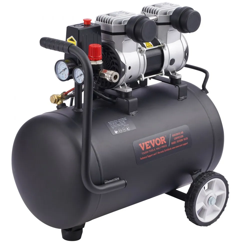 VEVOR compressor 30L luchtcompressor 120PSI perslucht 650W fluistercompressor