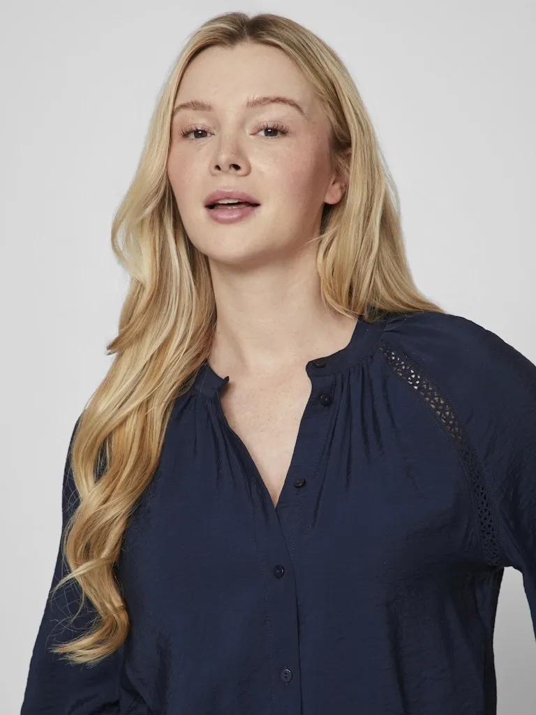 VILA BLOUSE VIDOGMA 14098737  NAVY BLAZER